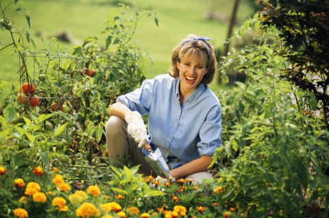 Woman Doing Gardening