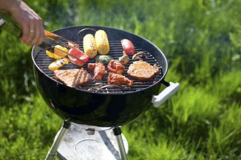 Barbeque with Meat and Veg