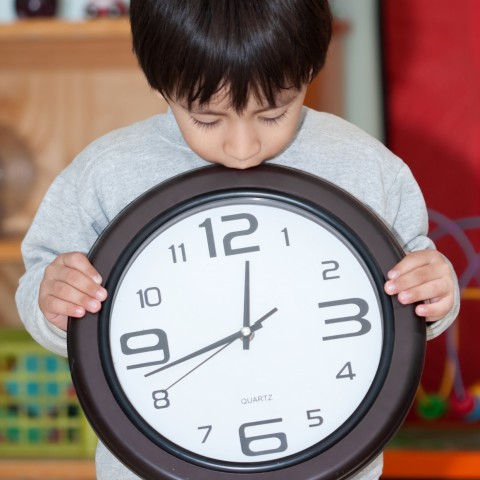 Kid With a Clock on the Hand