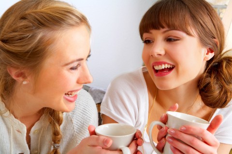 Two Women Sharing a Laugh