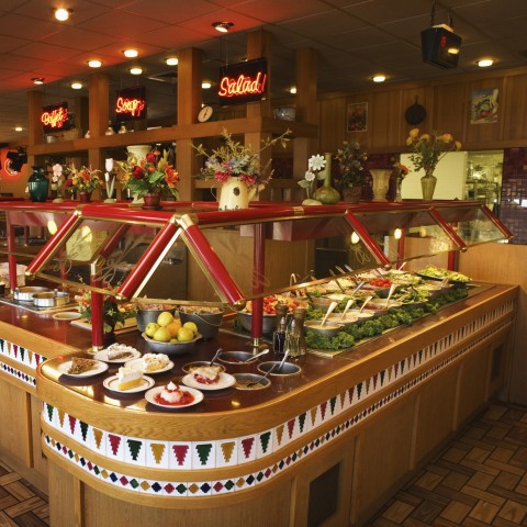 Salad Bar at a Restaurant